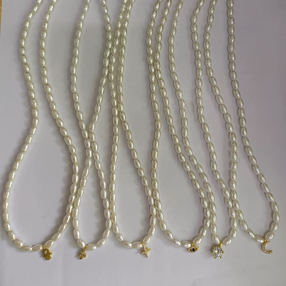 BOAKO Pearl Necklace Silver 92 – Pearl Trim Chain recenzja i cena