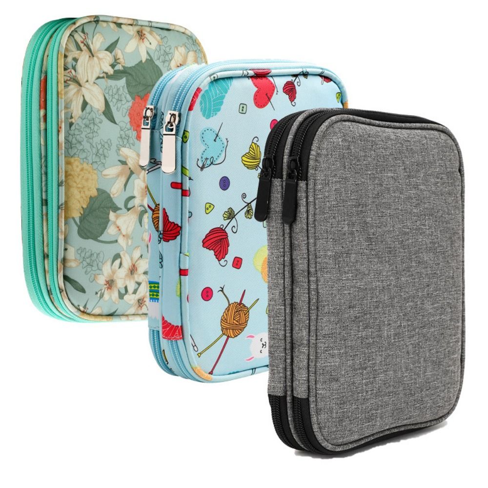 Knitting Needle Case, Portable – Craft Embellishment Storage recenzja i cena