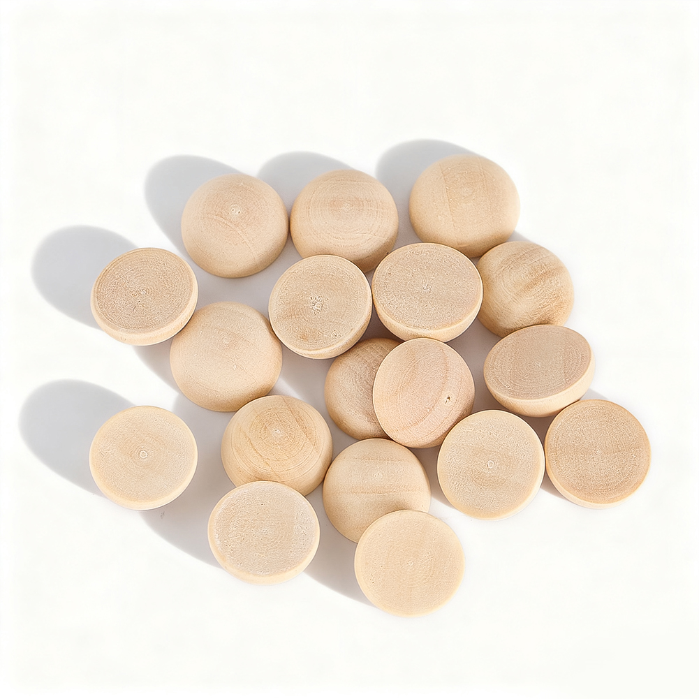 120pcs 15mm Half Wood Balls Un – Craft Embellishments recenzja i cena