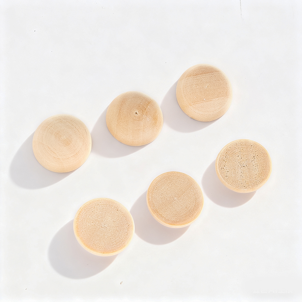120pcs 15mm Half Wood Balls Un – Craft Embellishments recenzja i cena