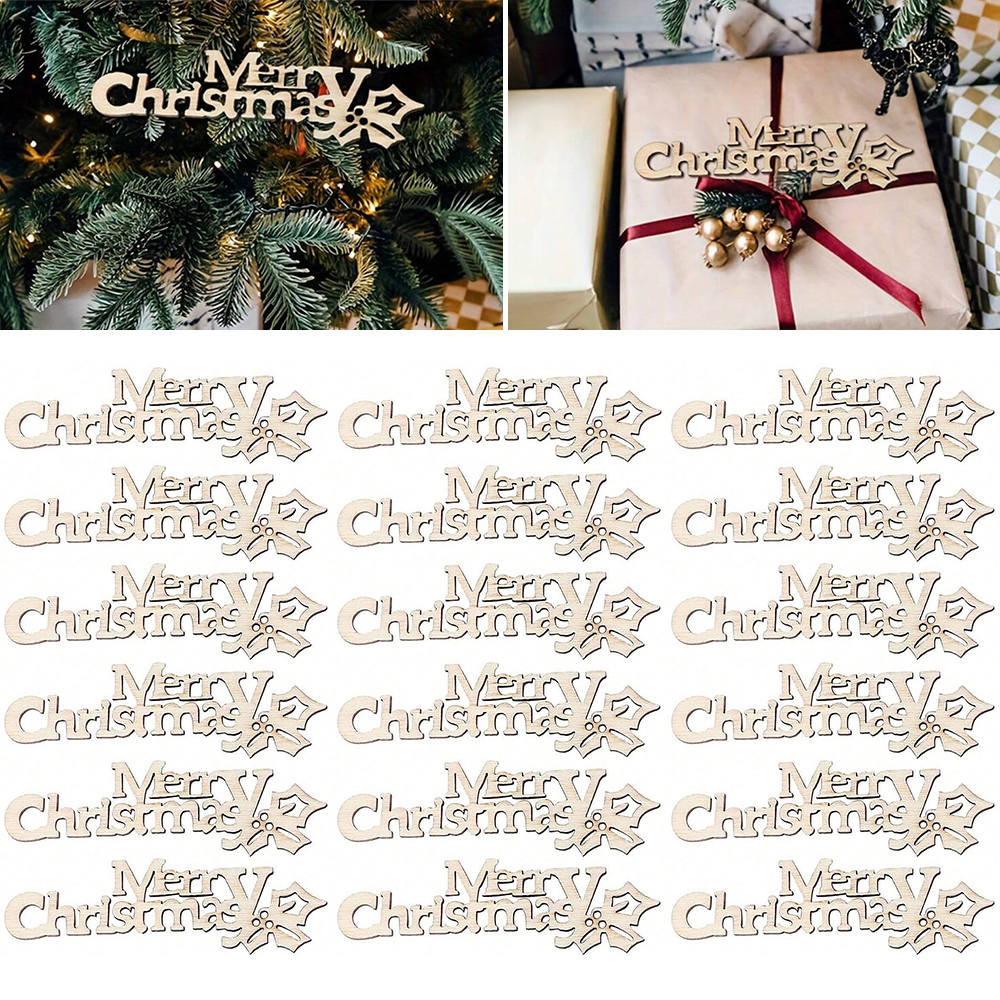 10/20/100Pcs Merry Christmas W – Embellishments For Scrapbooking recenzja i cena
