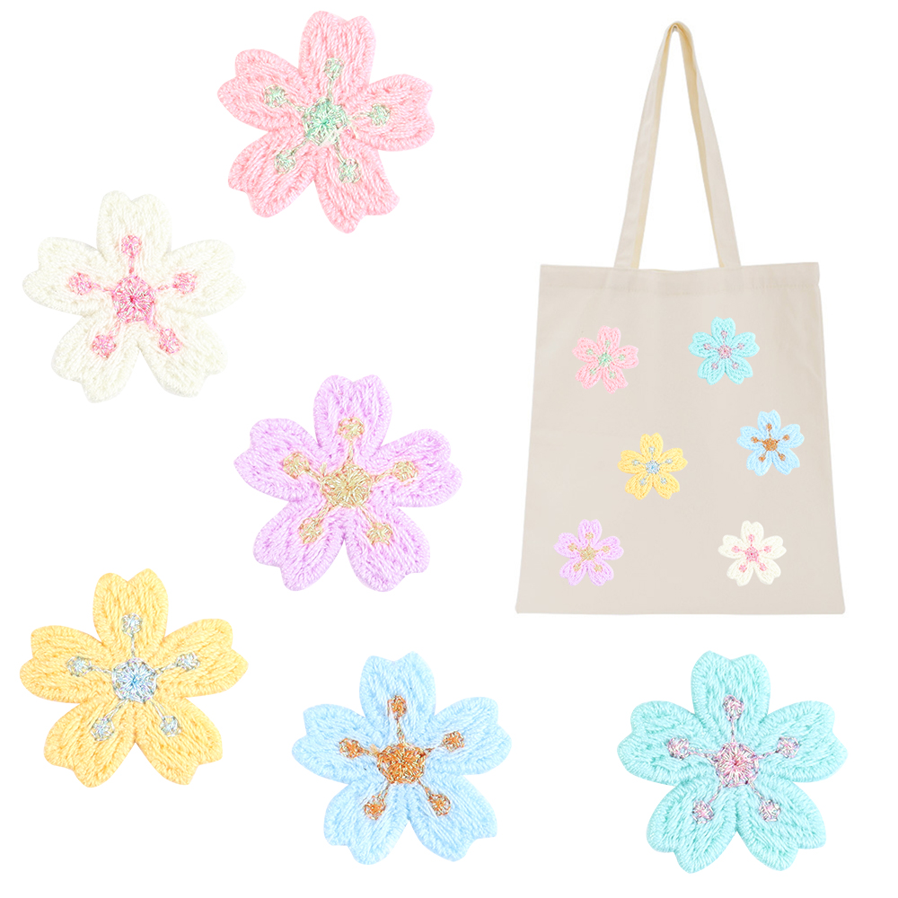 20pcs/lot Colorful 2.4cm Embro – Applique Patch Flower recenzja i cena