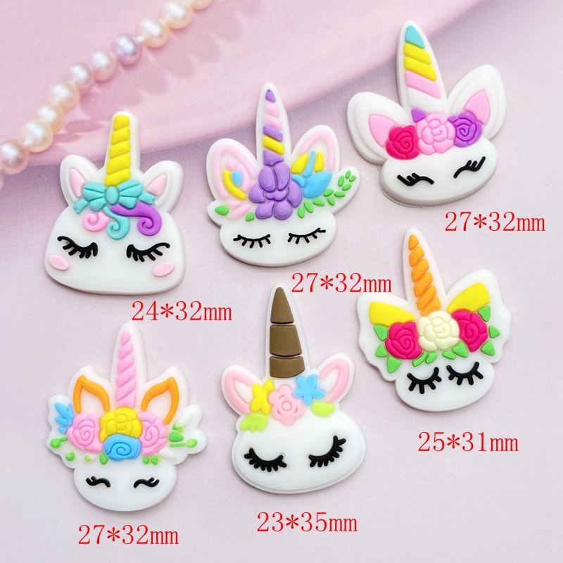 12pcs Cute Mini Unicorn head P – Embellishment Glue Craft recenzja i cena