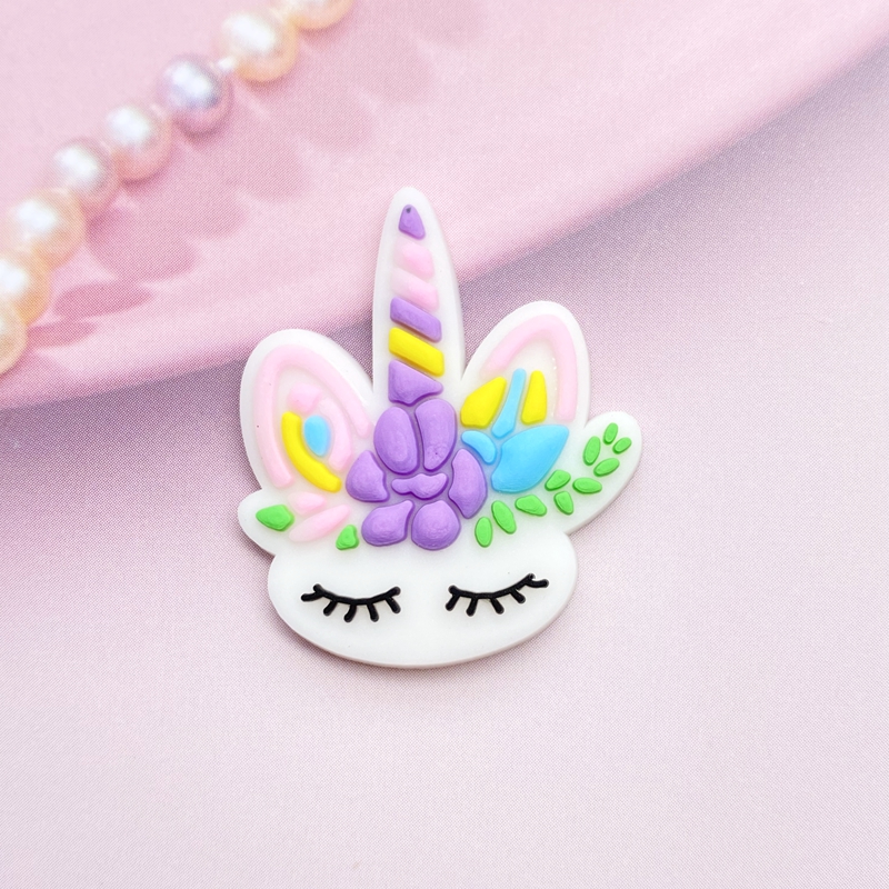 12pcs Cute Mini Unicorn head P – Embellishment Glue Craft recenzja i cena