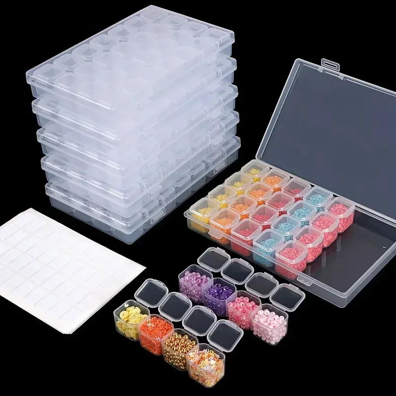 28 grid diamond painting tool  – Craft Embellishment Storage recenzja i cena