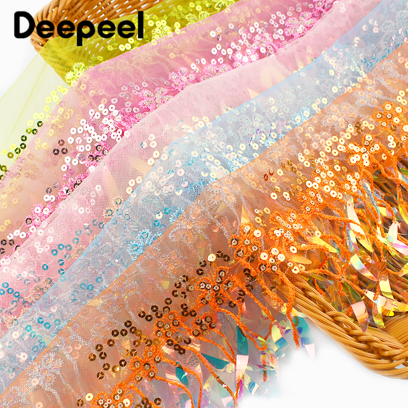 2/5/10Yards 15cm Sequins Bead  – Beaded Trim Fringe recenzja i cena