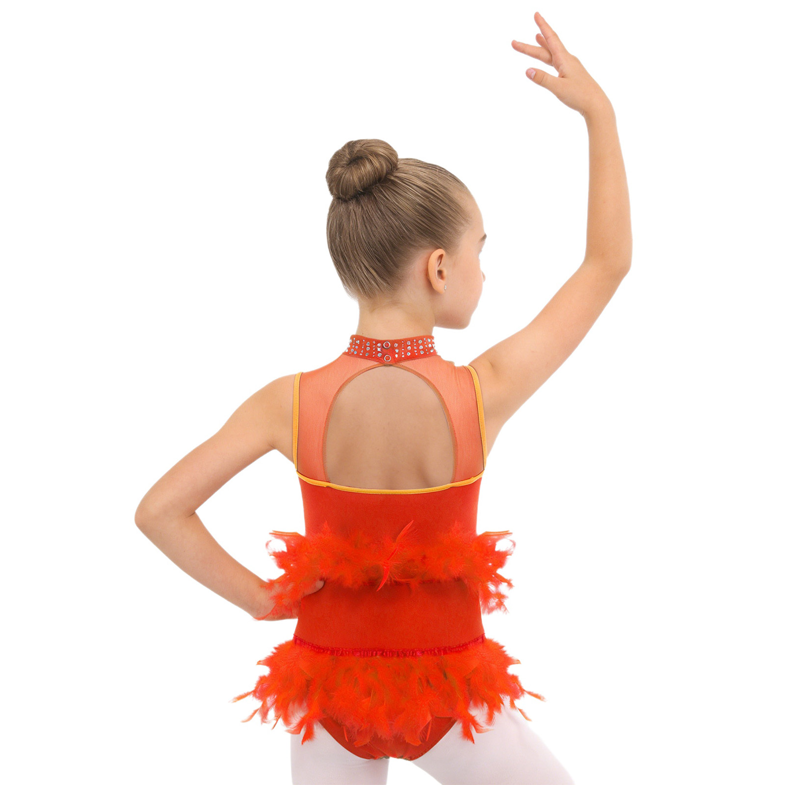 Kids Girls Latin Ballet Dance  – Rhinestone Banding Trim recenzja i cena