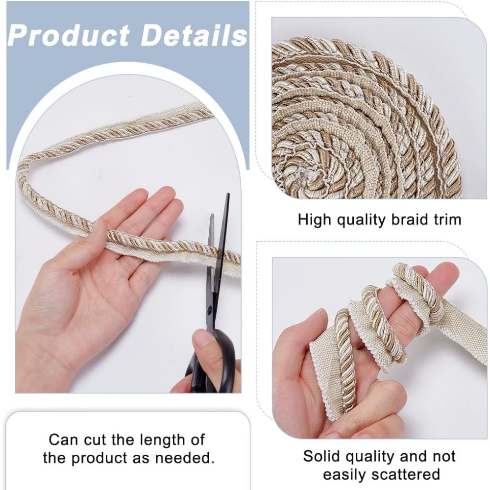 13.7 Yards Twisted Lip Cord Tr – Cord Trim Twisted recenzja i cena