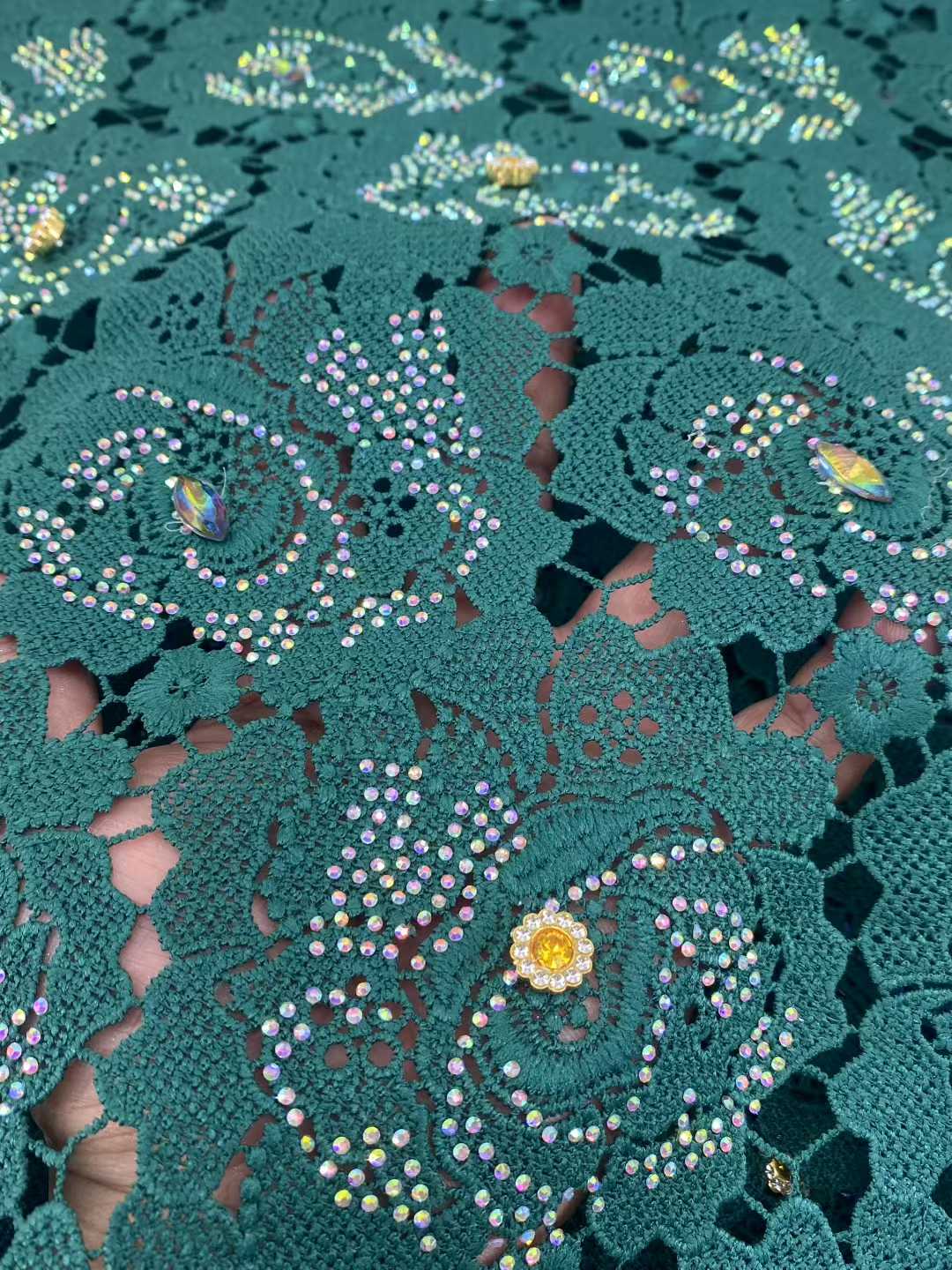 Latest Cord Guipure Lace Fabri – Crystal Mesh Fabric recenzja i cena