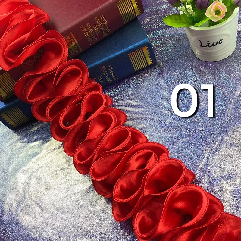 5Yards Pleated Ruffled Trim Sh – Lace Ribbon Trim recenzja i cena