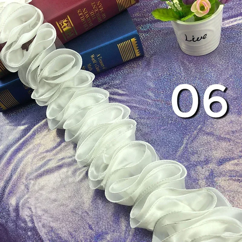 5Yards Pleated Ruffled Trim Sh – Lace Ribbon Trim recenzja i cena